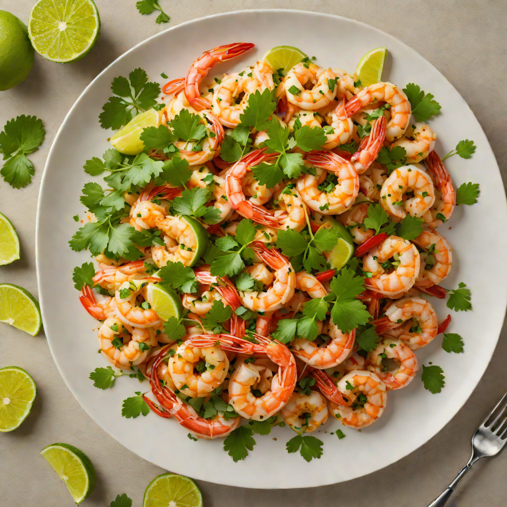 Sautéed Ginger Lime Shrimp with Cilantro and Chili
