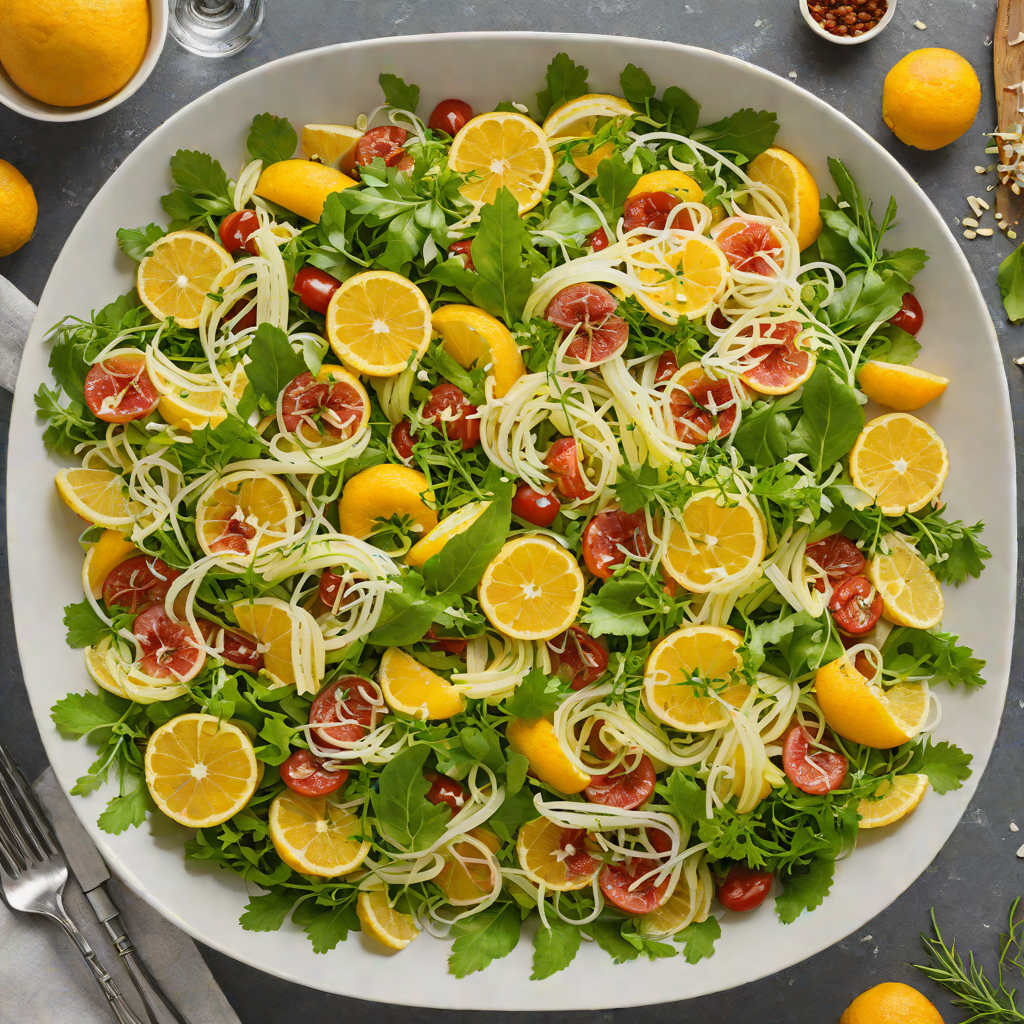 Classic Italian Citrus and Fennel Salad with Parmesan