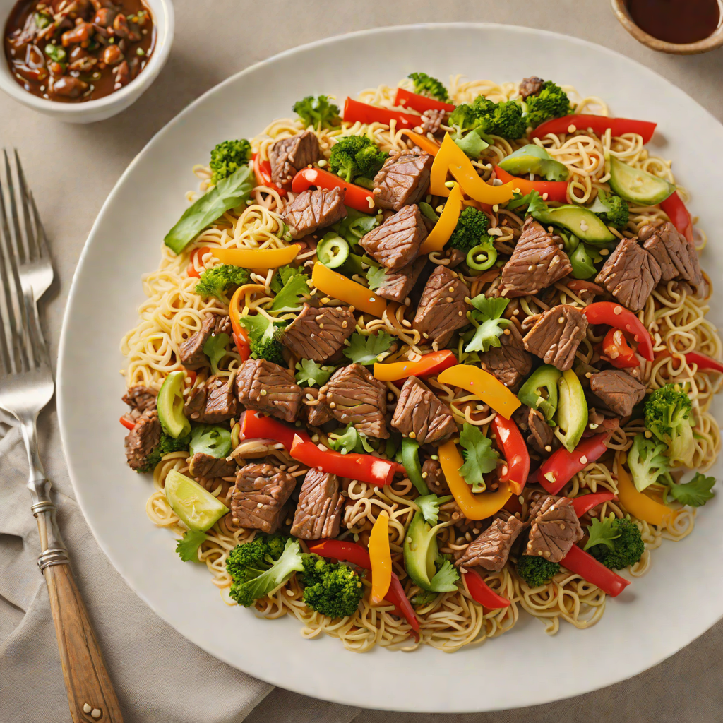 Half-Pan Smoky Chipotle Beef Stir-Fry