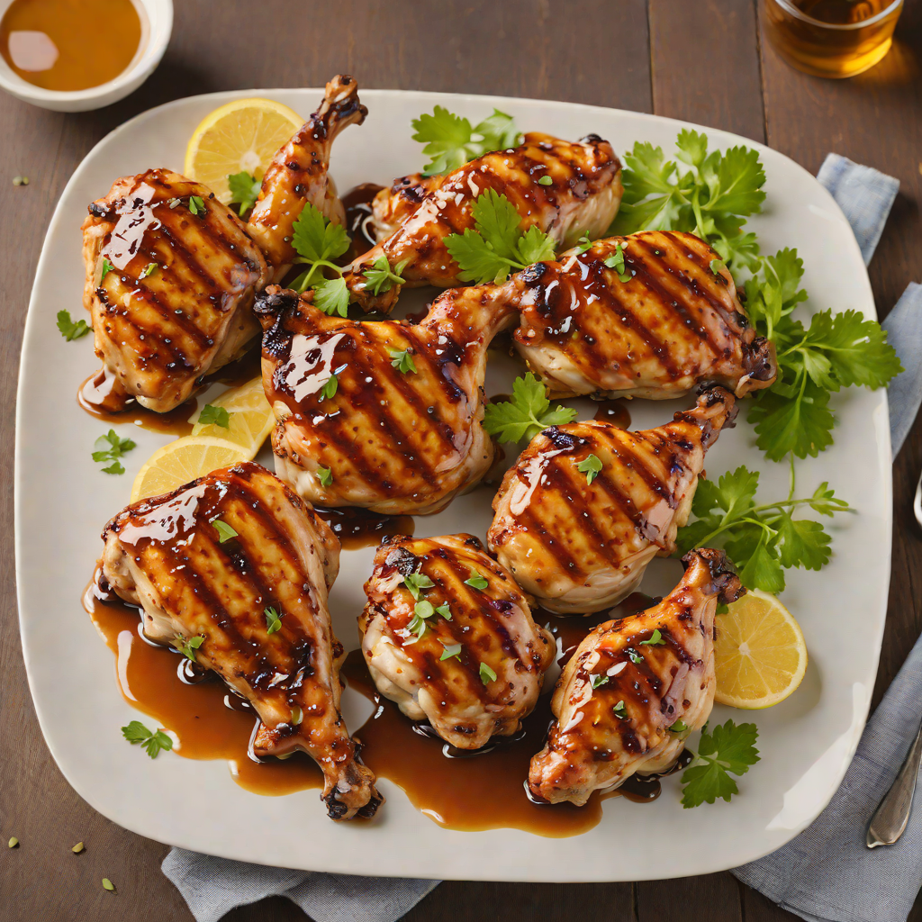 Grilled Cajun-Spiced Chicken with Maple-Honey Glaze