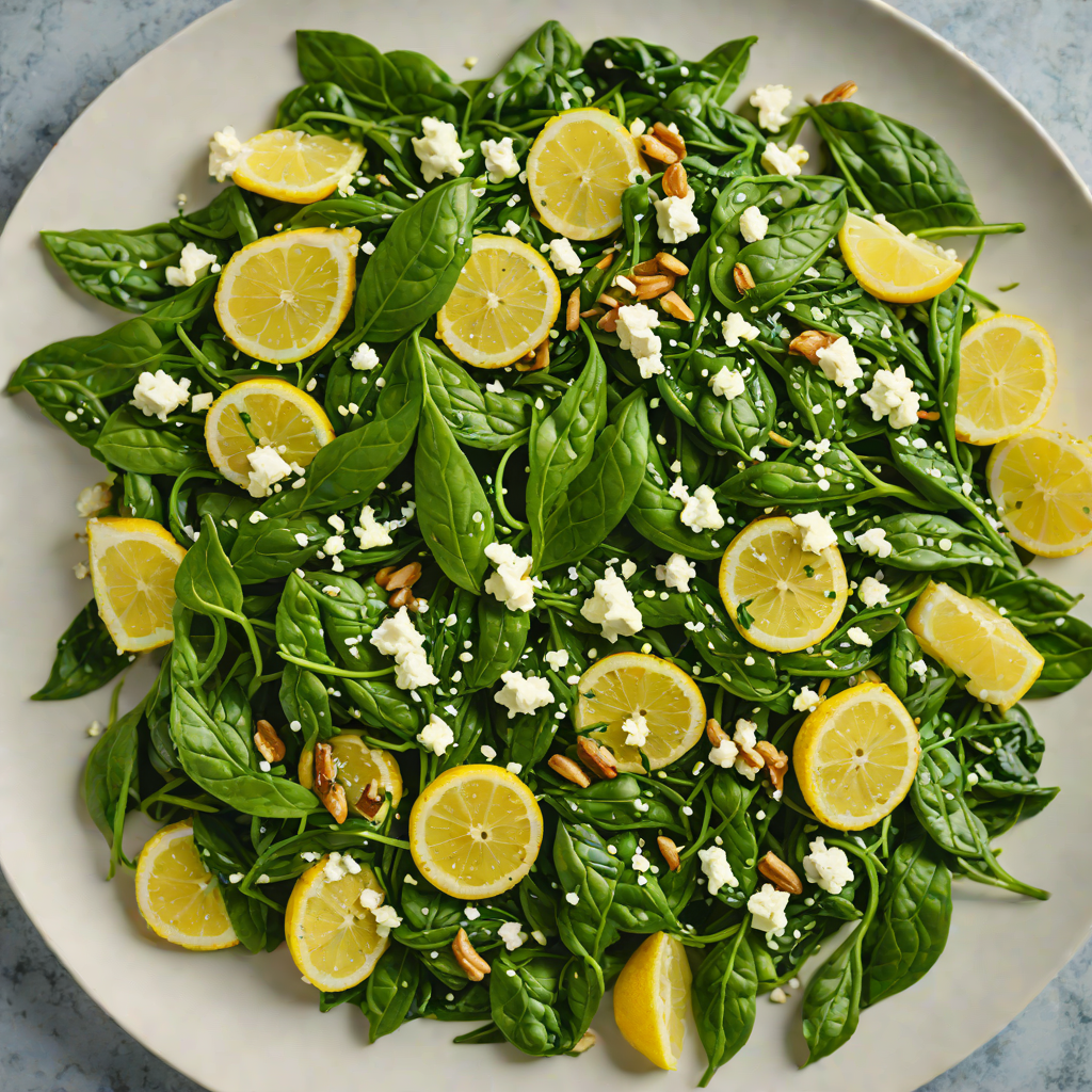 Sautéed Greek Spinach with Feta and Lemon