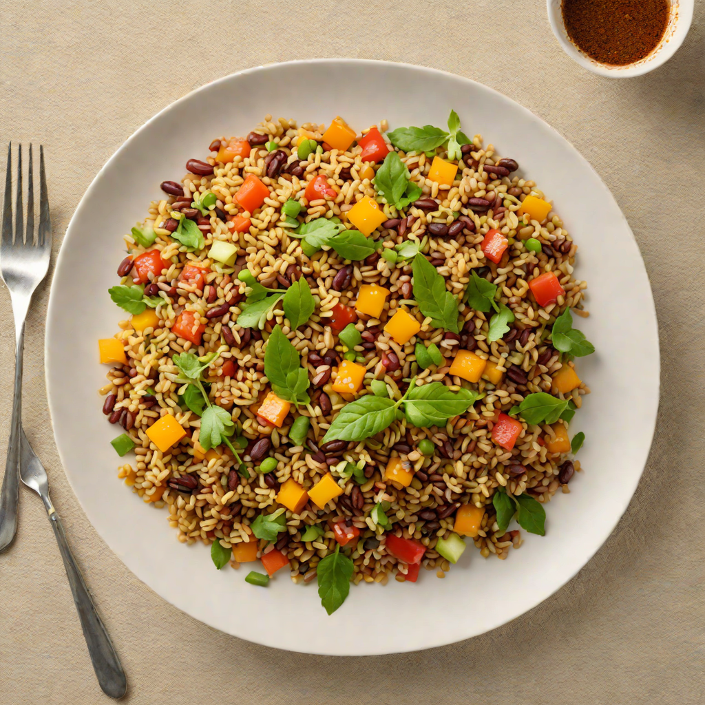 Spiced Lentil and Quinoa Salad