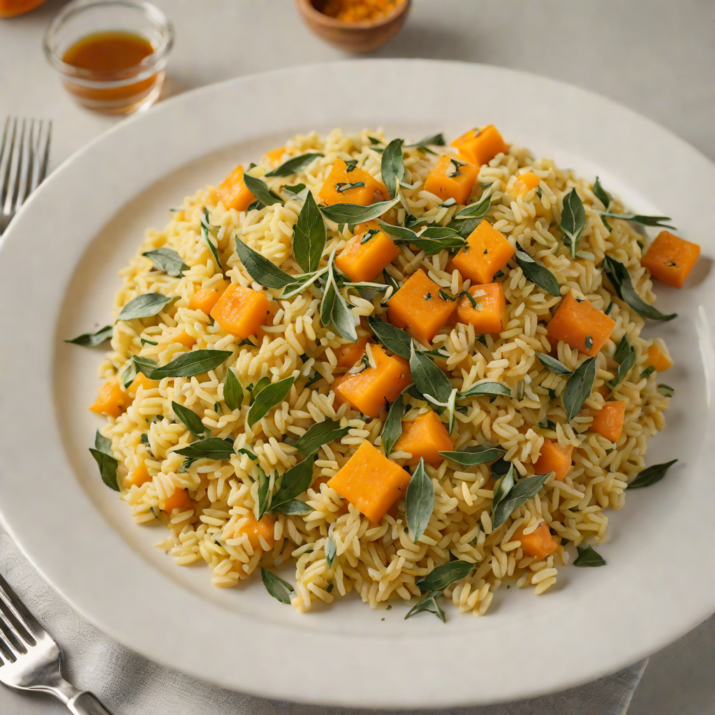 Half-Servings Pumpkin and Sage Risotto