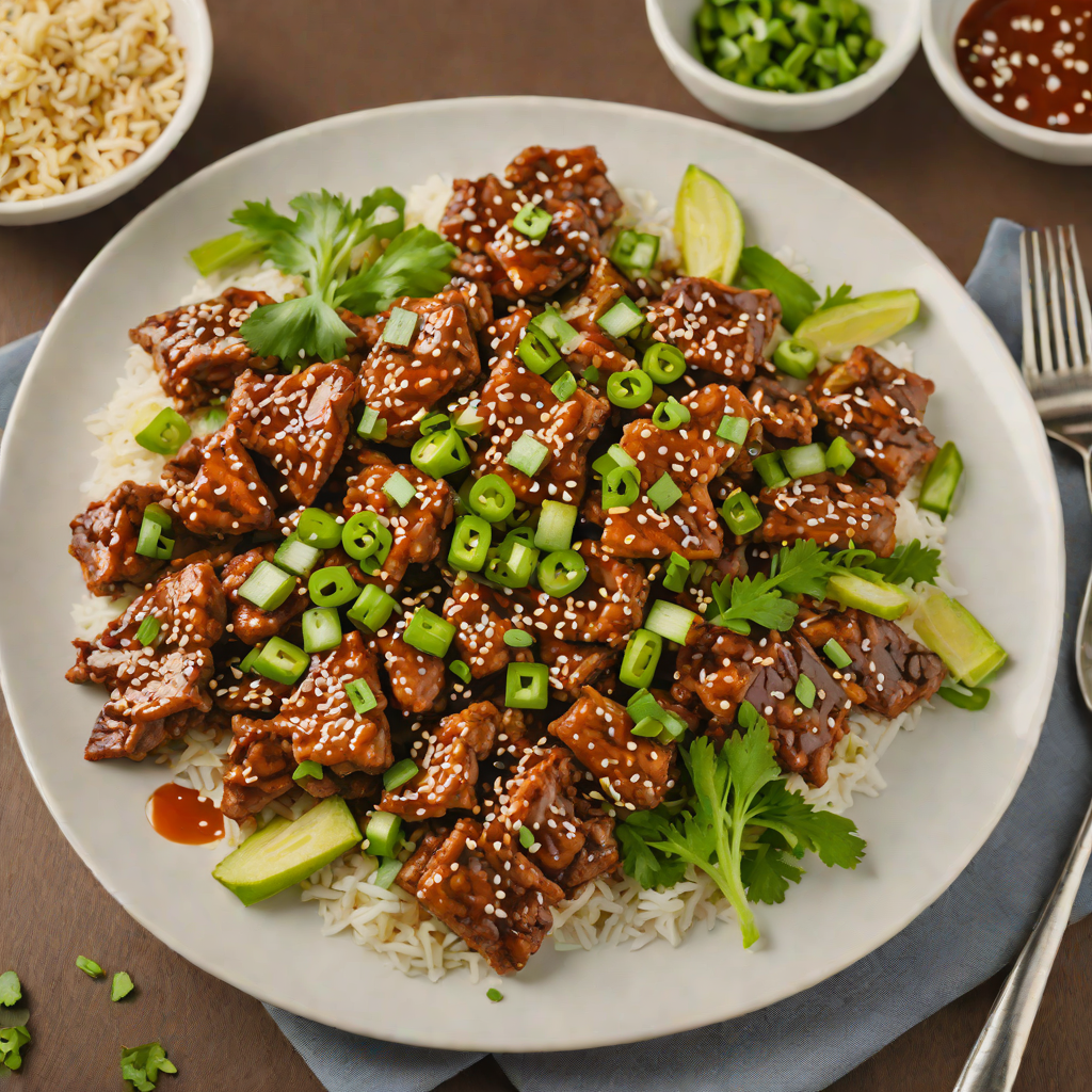 Pan-Seared Korean Spicy Pork Bulgogi with Sesame and Scallions