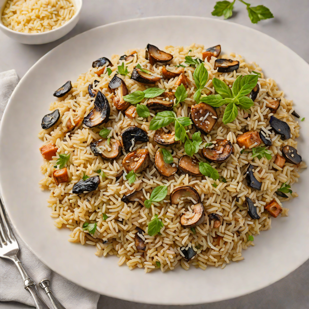 Pan-Roasted Mushroom Risotto with Parmesan and White Wine