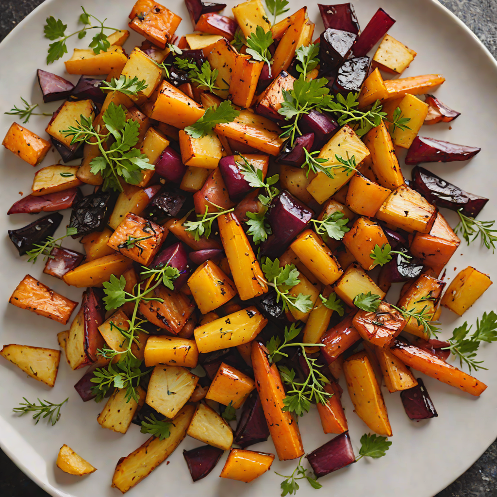 Maple-Glazed Roasted Root Vegetables from Northern Forests