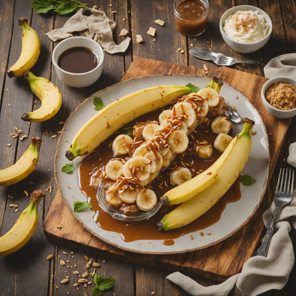 Oven-Roasted Banana Foster with Brown Sugar Sauce