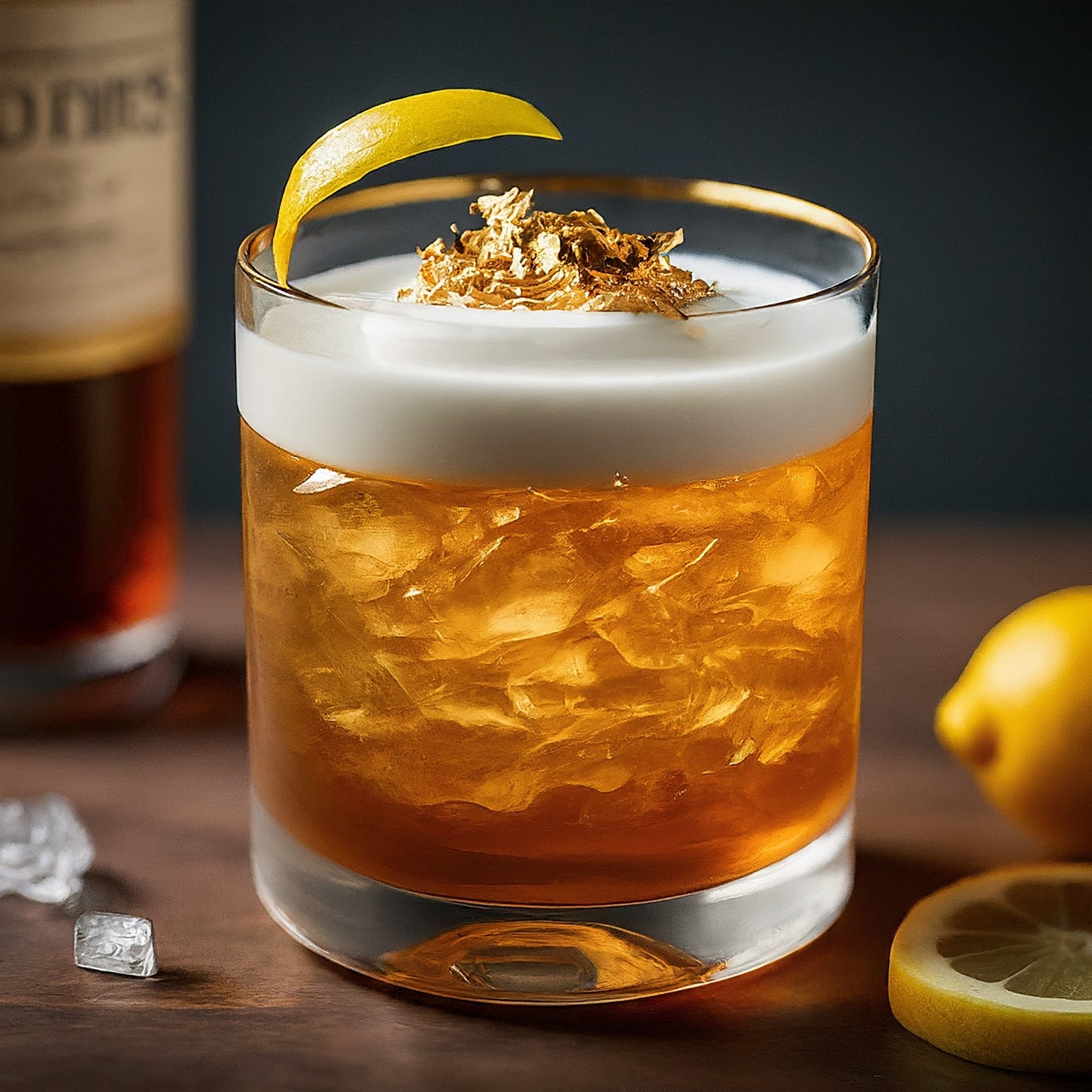 Honey-Infused Gold Rush with Lemon and Bourbon