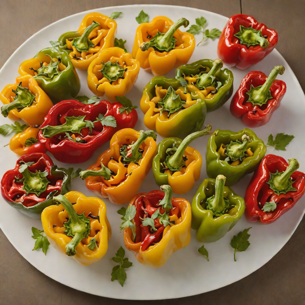 Roasted Vegetable and Herb-Stuffed Bell Peppers