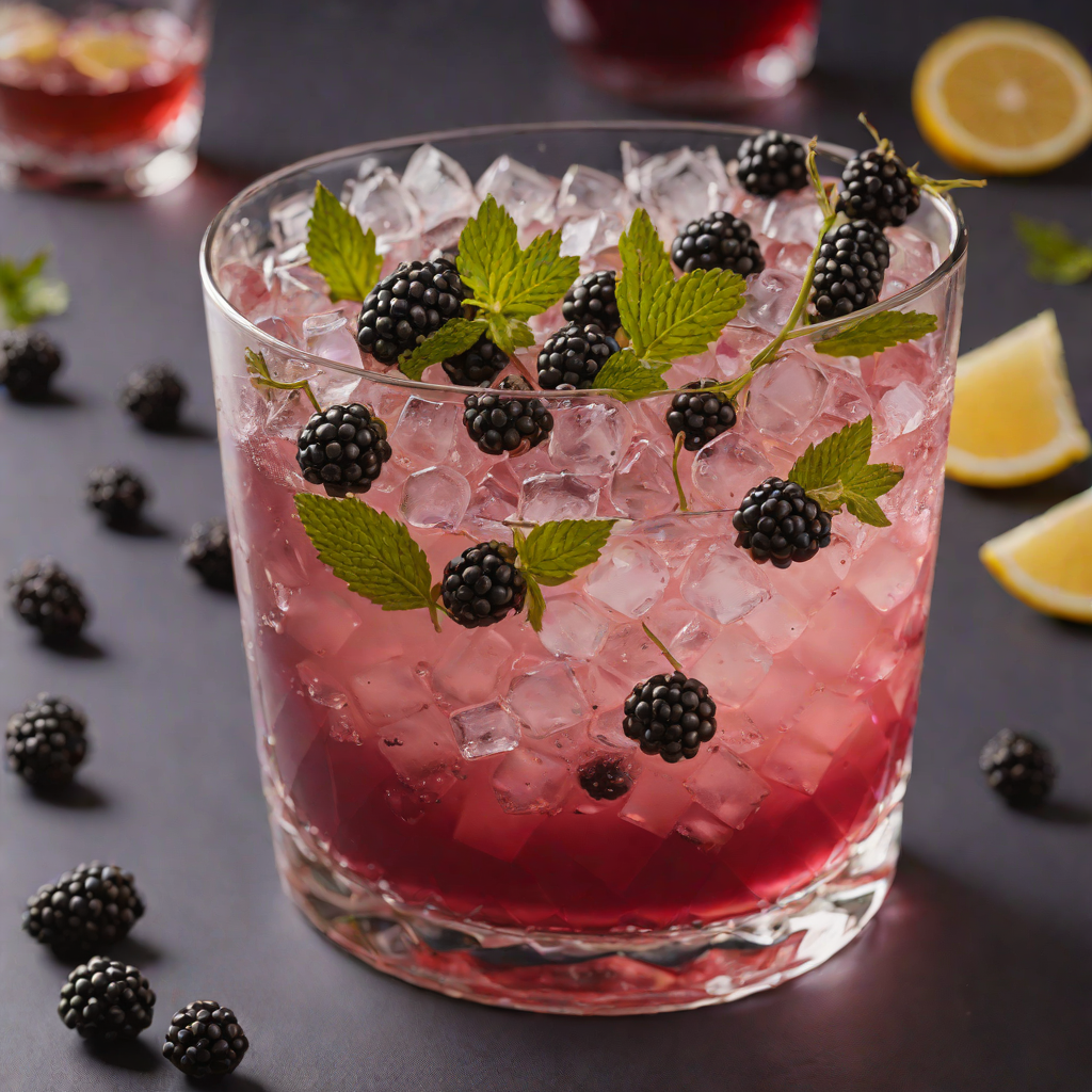 Blackberry Lavender Vodka Collins
