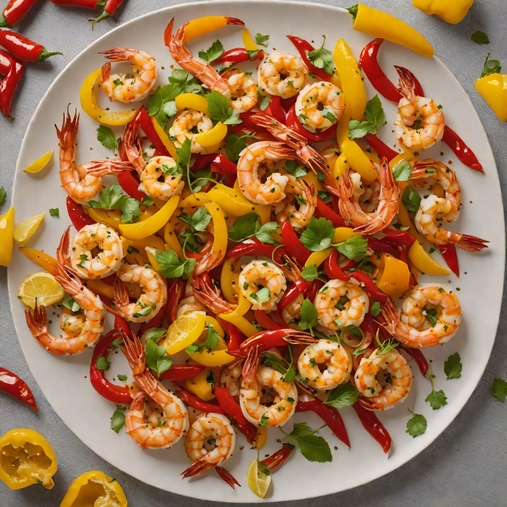 Sheet Pan Cajun-Spiced Shrimp with Roasted Sweet Peppers