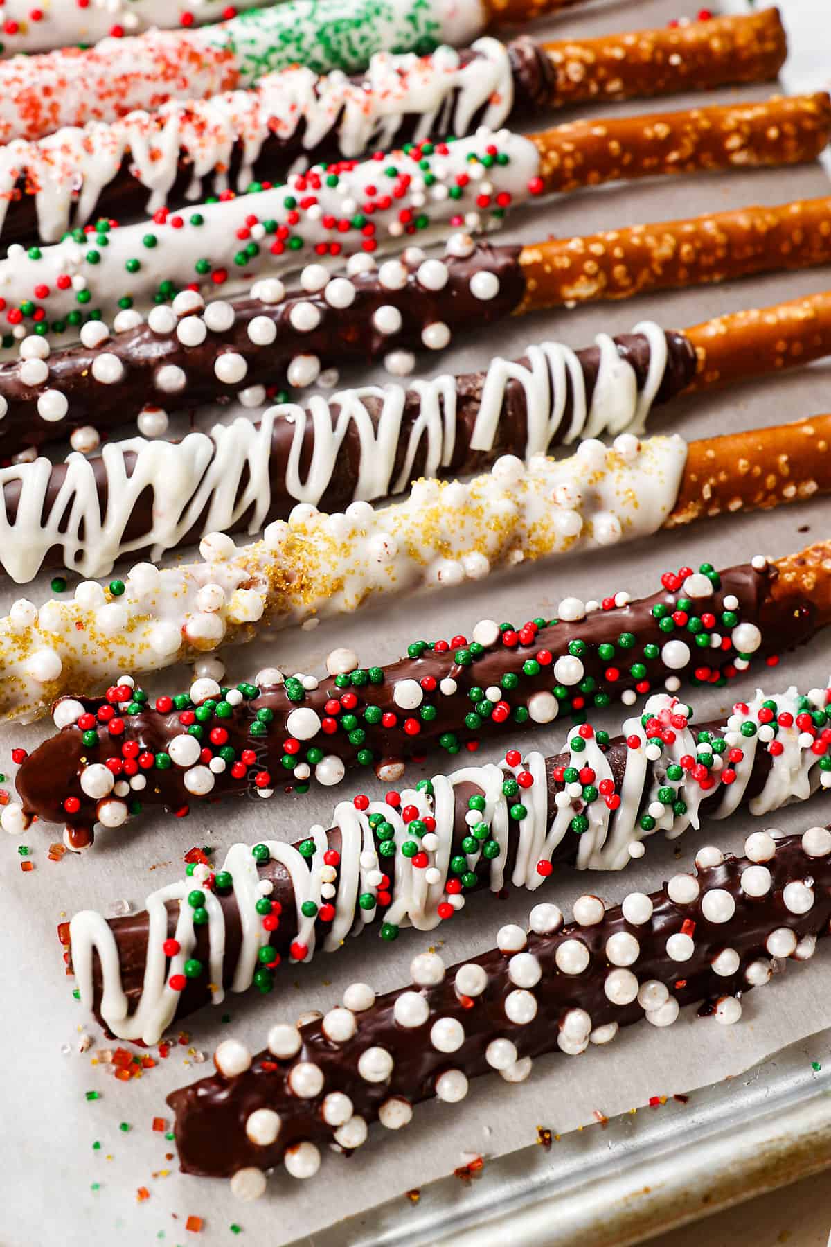 Pretzel-Inspired Chocolate-Dipped Pretzels