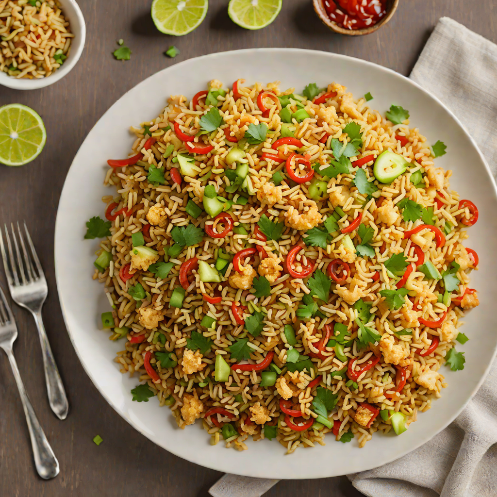 Keto Spicy Cauliflower Fried Rice