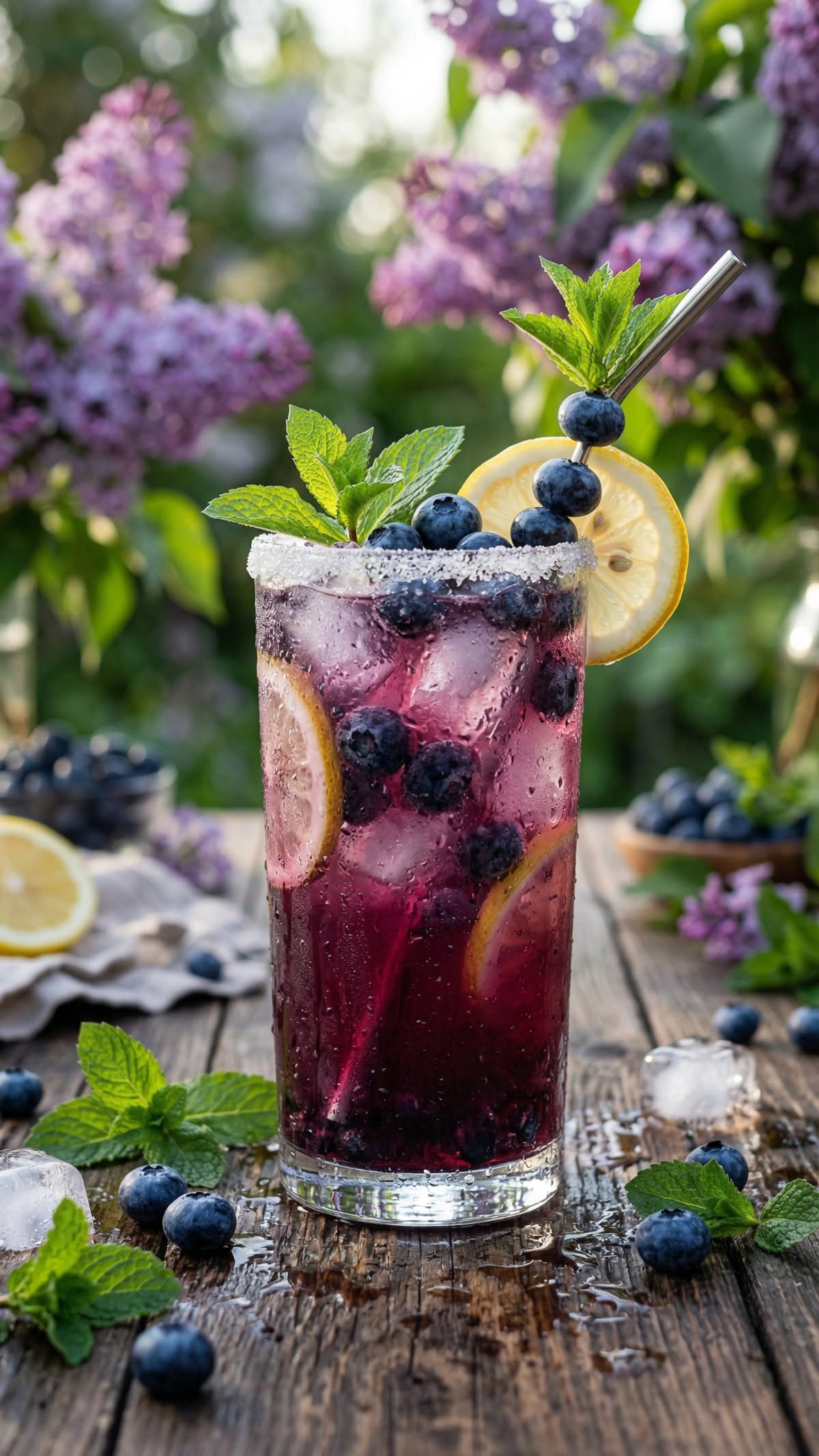Sparkling Berry Breeze with Lavender