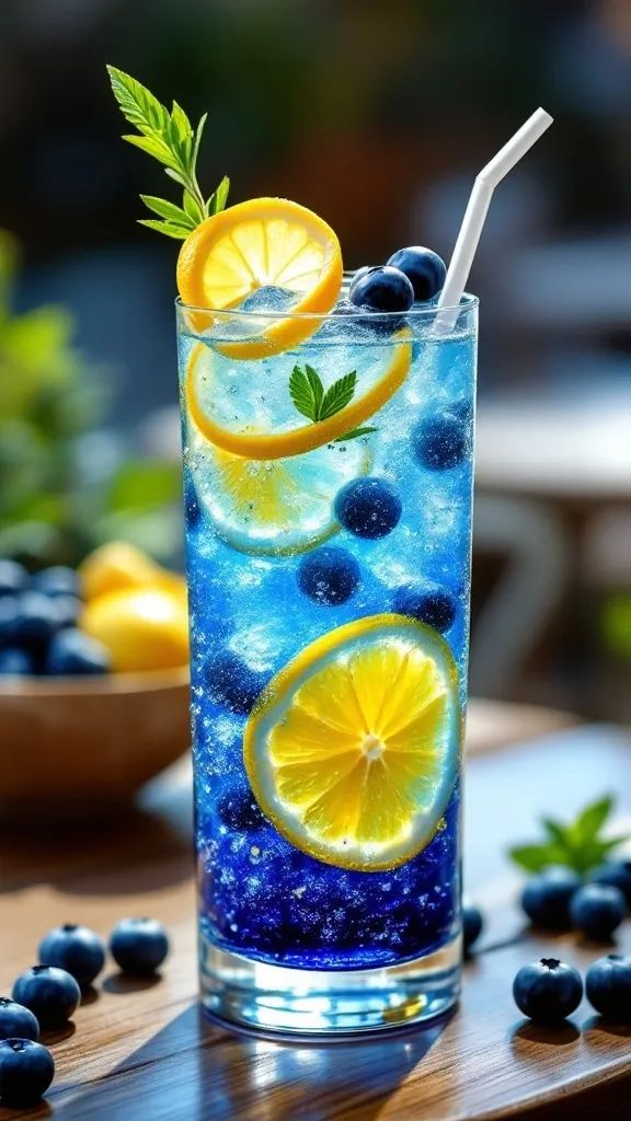 Citrus Blueberry Sparkler