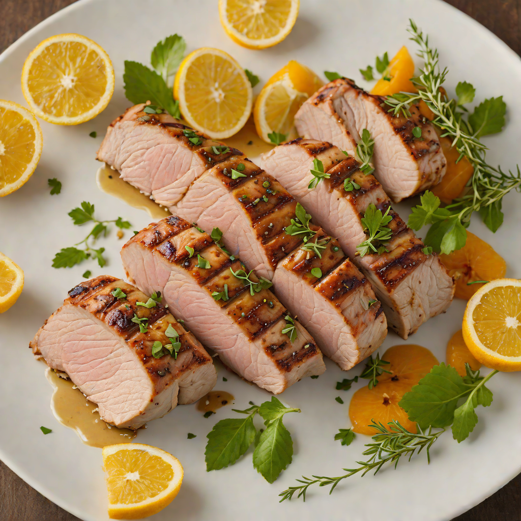 Grilled Citrus-Mustard Pork Tenderloin