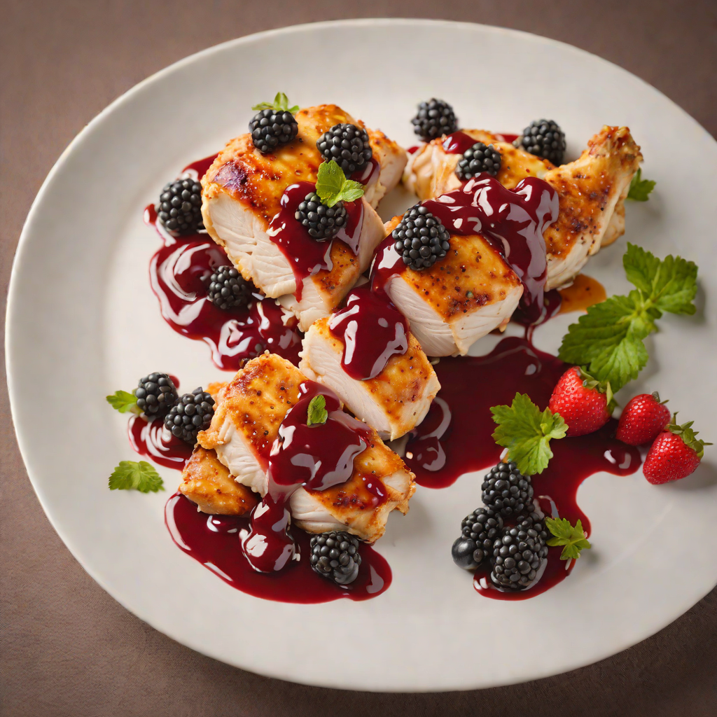 Pan-Seared Chicken with Tangy Berry Sauce