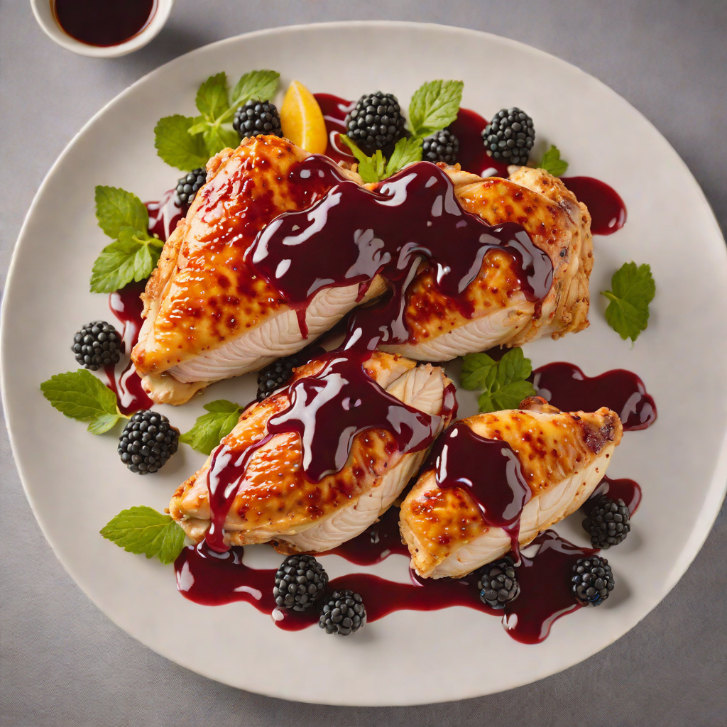 Pan-Seared Chicken with Tangy Berry Glaze