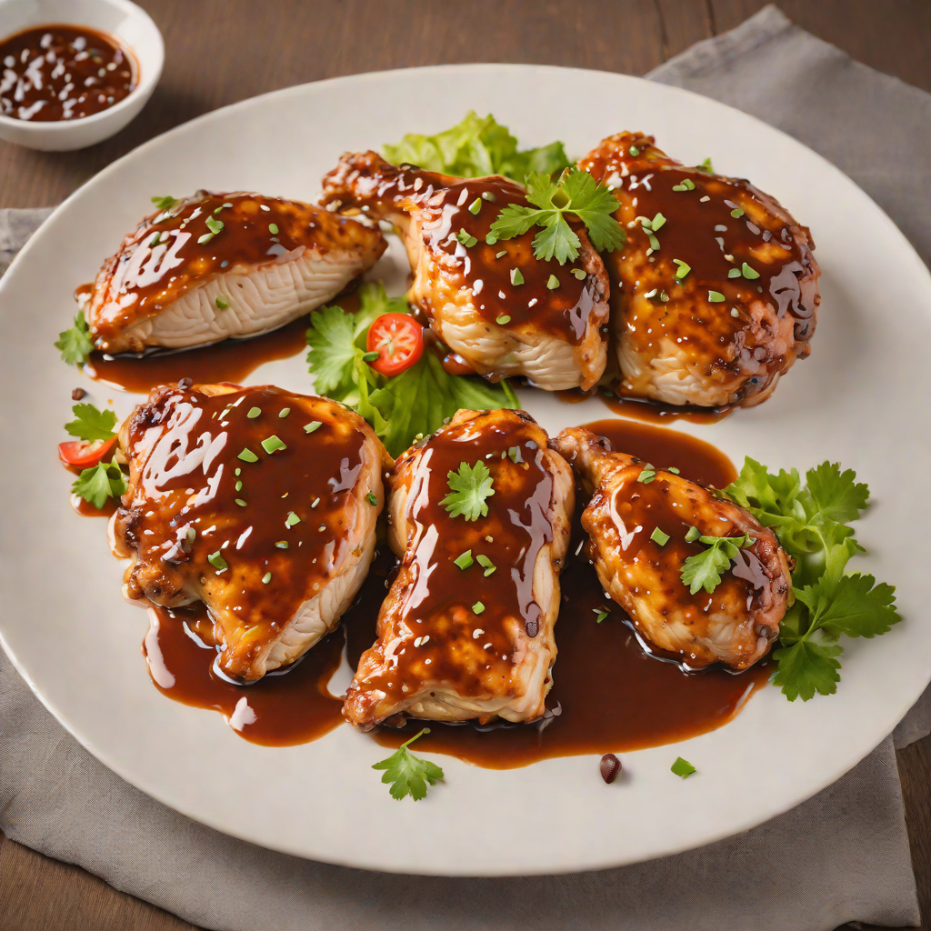 Pan-Seared Chicken with Spicy Texan BBQ Glaze
