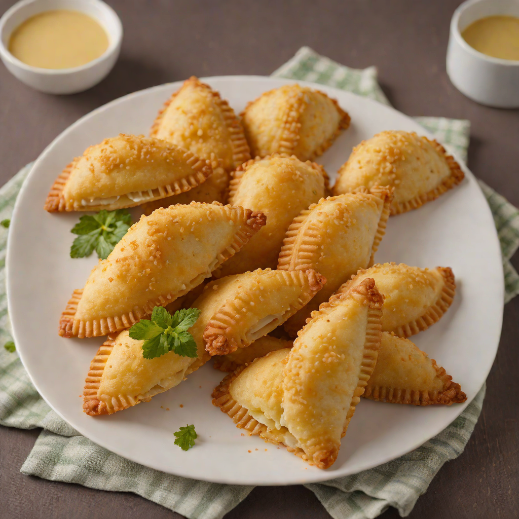 Cornmeal-Crusted Fried Cheese Empanadas