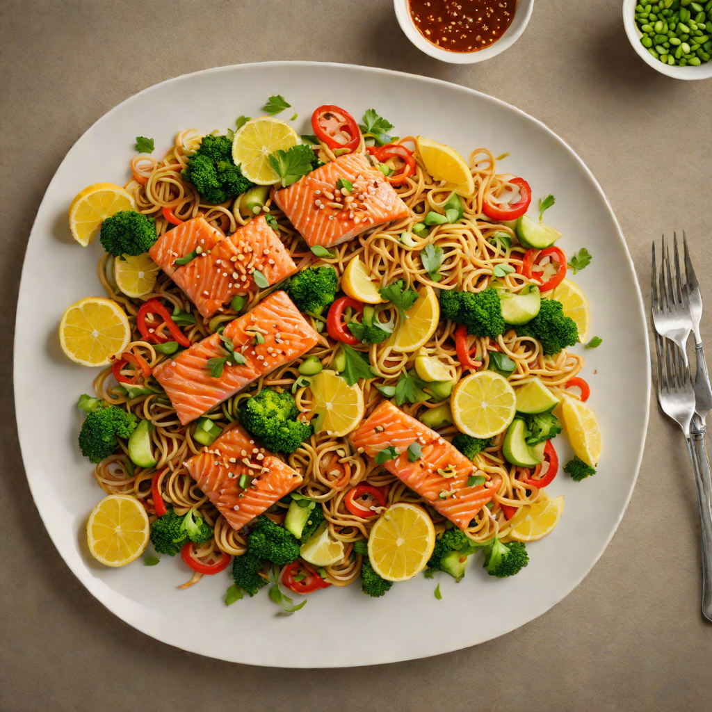 Deflecting Citrus and Ginger Salmon Stir Fry