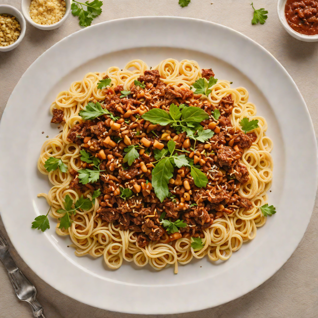 Slow-Cooked Kangaroo Ragu with Macadamia Nut Parmesan