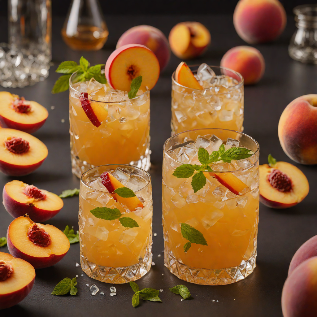 Peach Vanilla Bourbon Smash