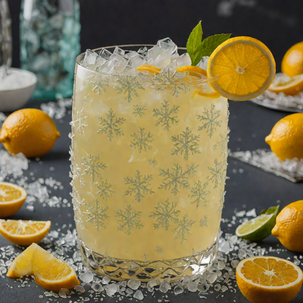 Icy Citrus-Infused Arendelle Snowflake Lemonade