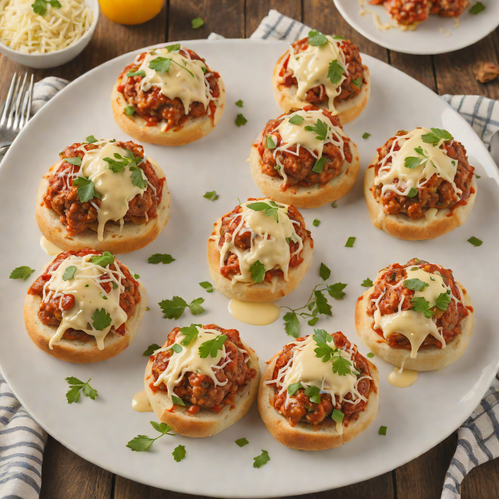Easy Cheesy Turkey Meatball Mini Pizzas