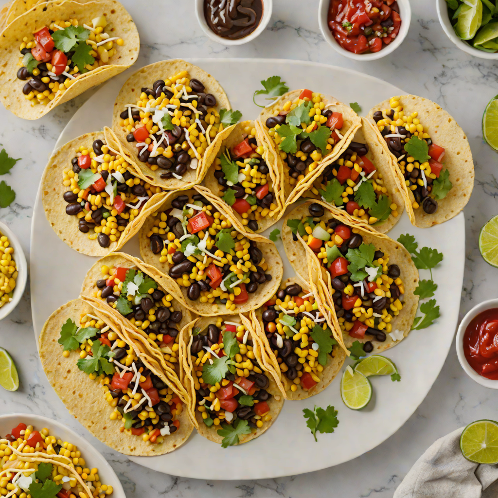 West Coast Black Bean and Corn Tacos