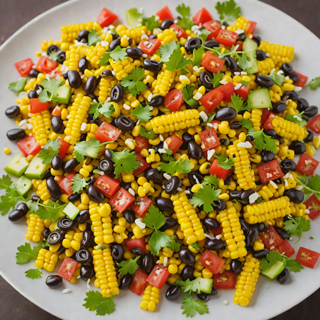 Smoky Firecracker Corn and Black Bean Salad