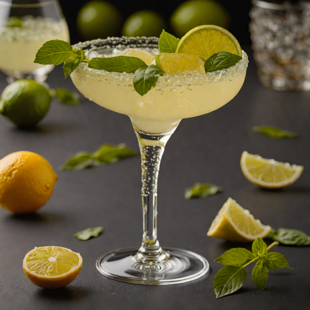 Citrus-Basil Tequila Gimlet