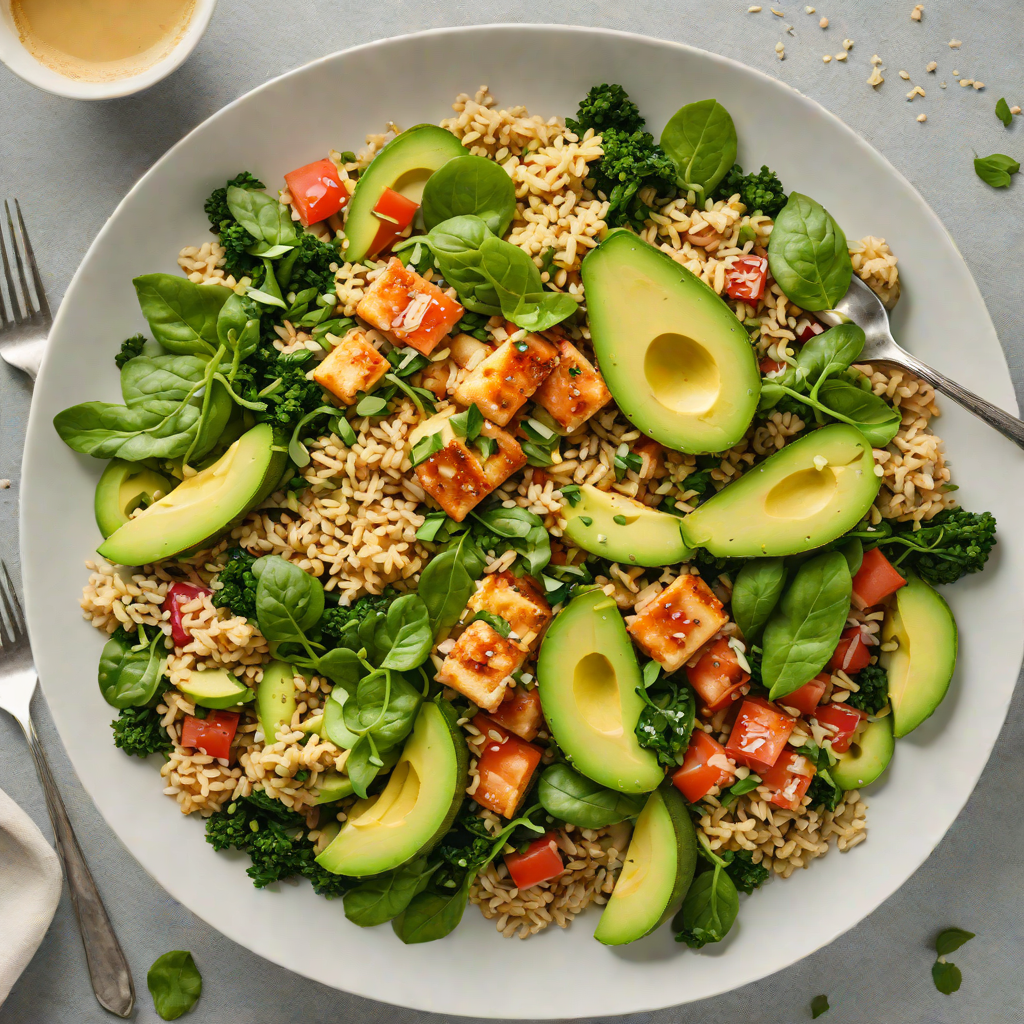Sautéed Chicken and Quinoa Bowl with Avocado and Spinach