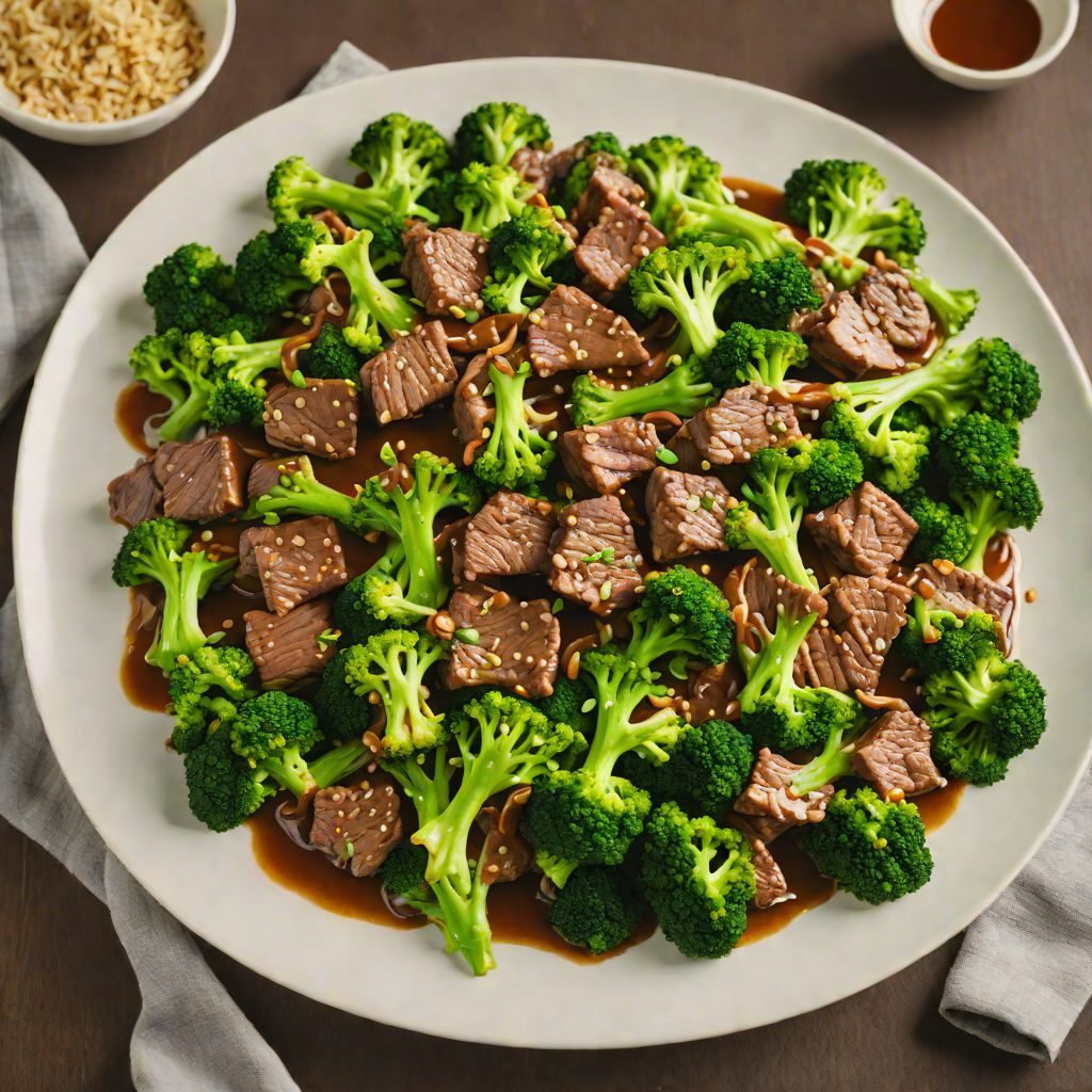 Sautéed Beef and Broccoli with Garlic-Ginger Sauce