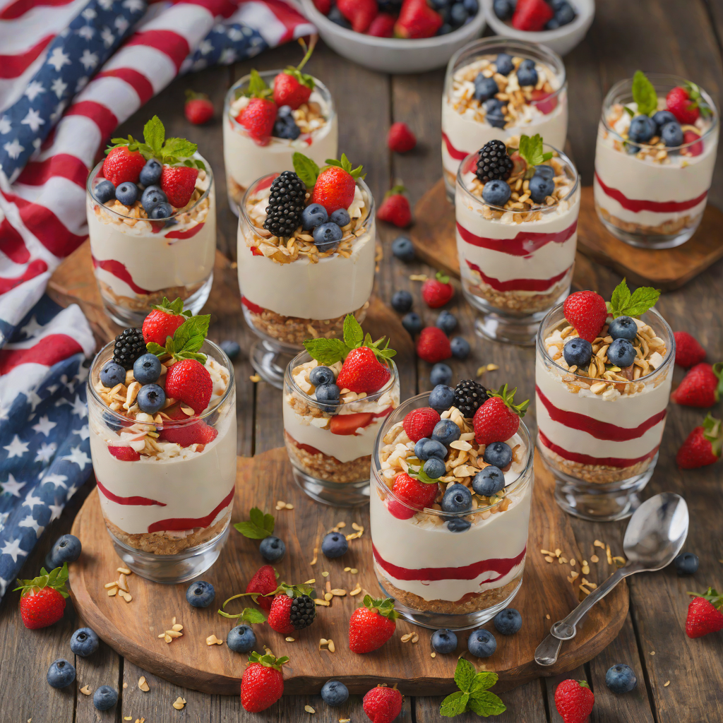 No-Bake Berry Cheesecake Parfaits