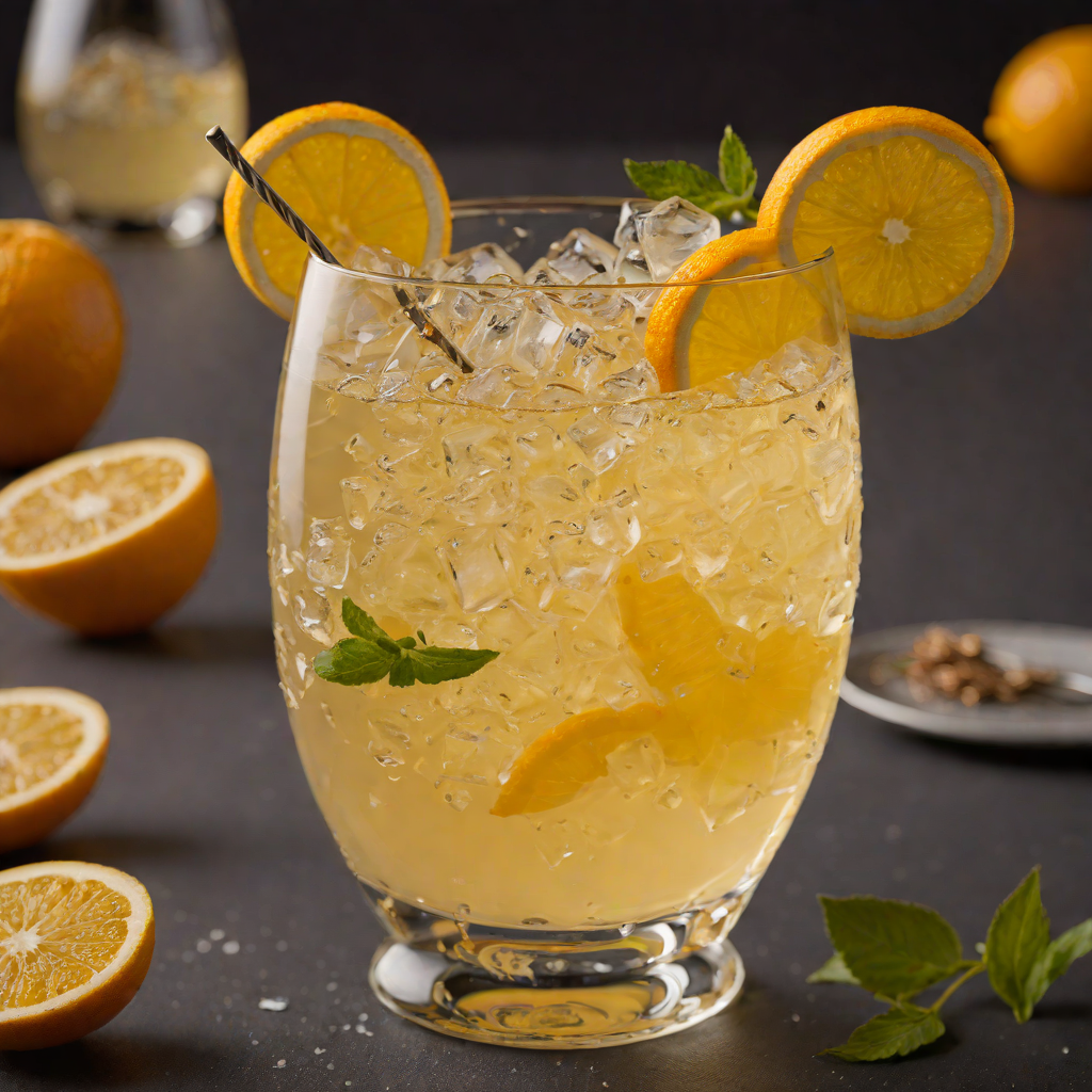 Citrus-Tech Fizz with Ginger Snap