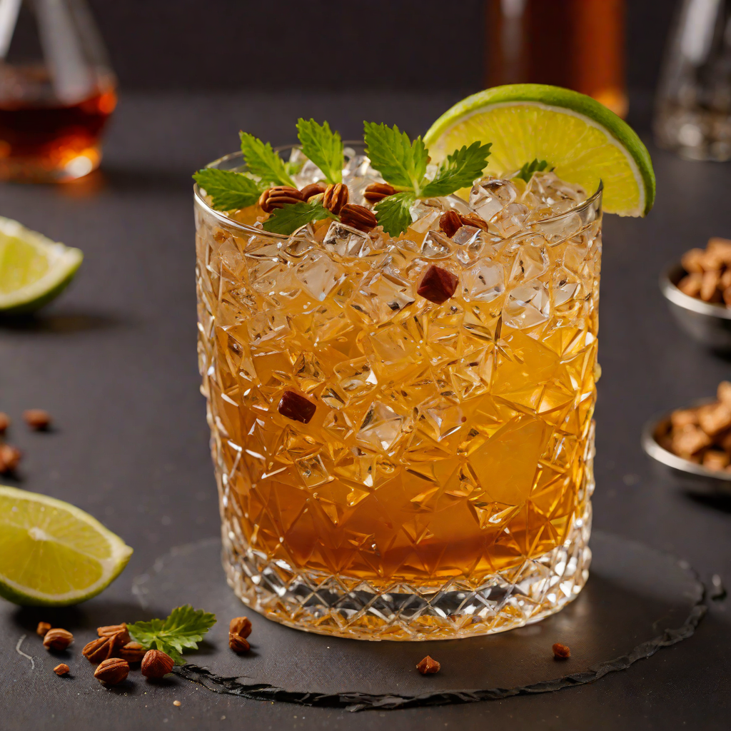 Charismatic Spice-Infused Bourbon Smash