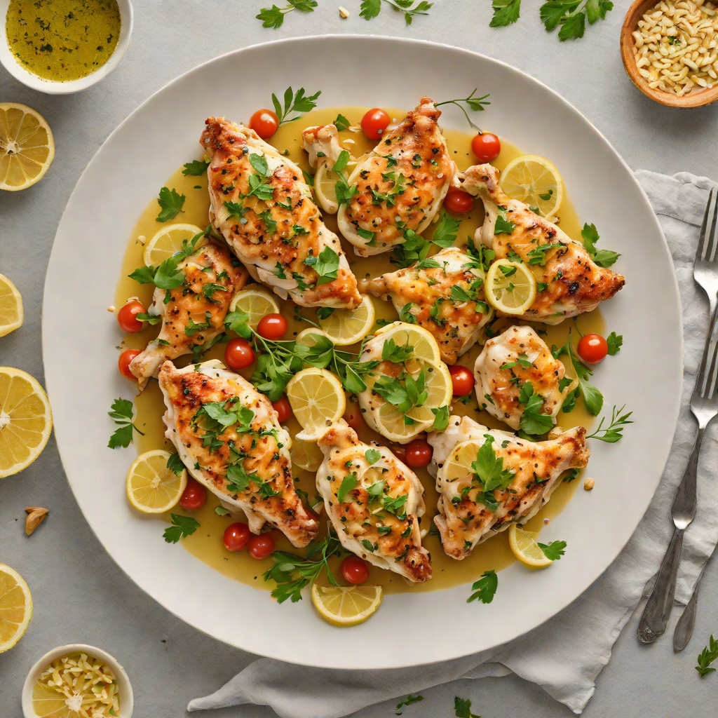 Quick Sautéed Chicken with Garlic and Lemon Herb Sauce