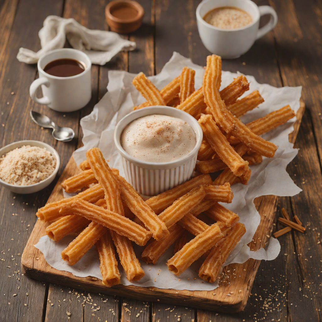 Quick Vanilla Churros with Cinnamon Sugar