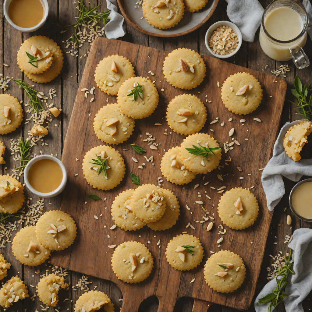 Wattleseed and Macadamia Shortbread Cookies