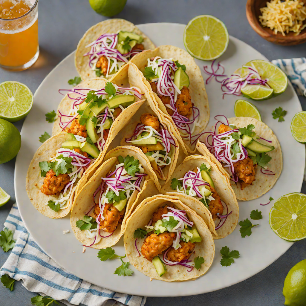 Grand Rapids Beer-Battered Fish Tacos with Citrus Slaw