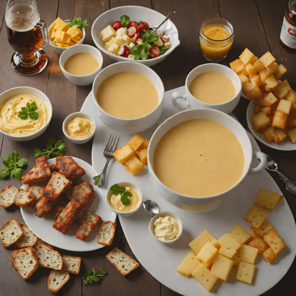Craft Beer and Cheese Fondue with Michigan Mustard