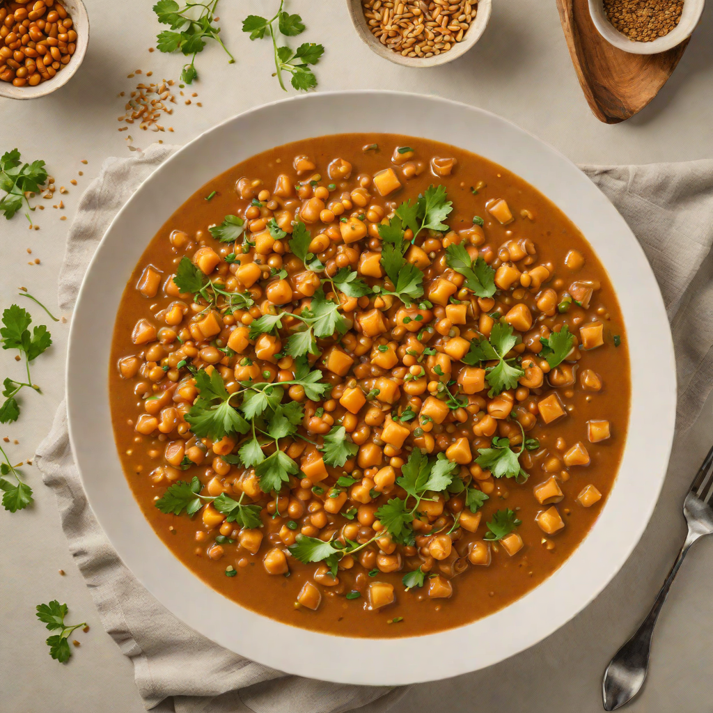 Subterranean Spiced Lentil and Chickpea Stew