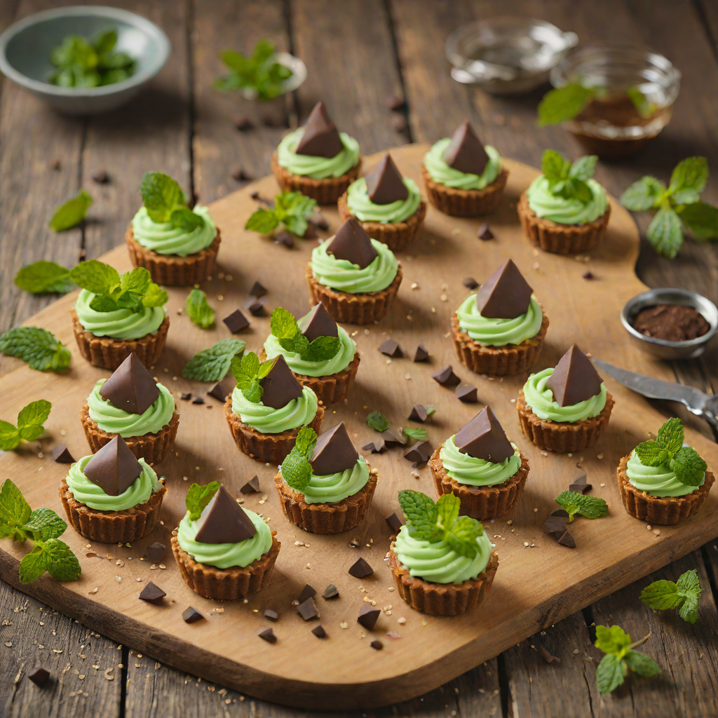 Mini Mint Chocolate Cheesecake Bites