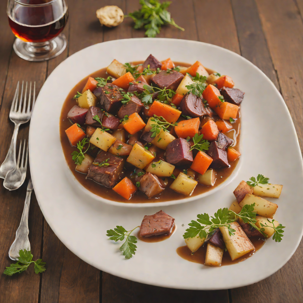 British Ale Stew with Root Vegetables