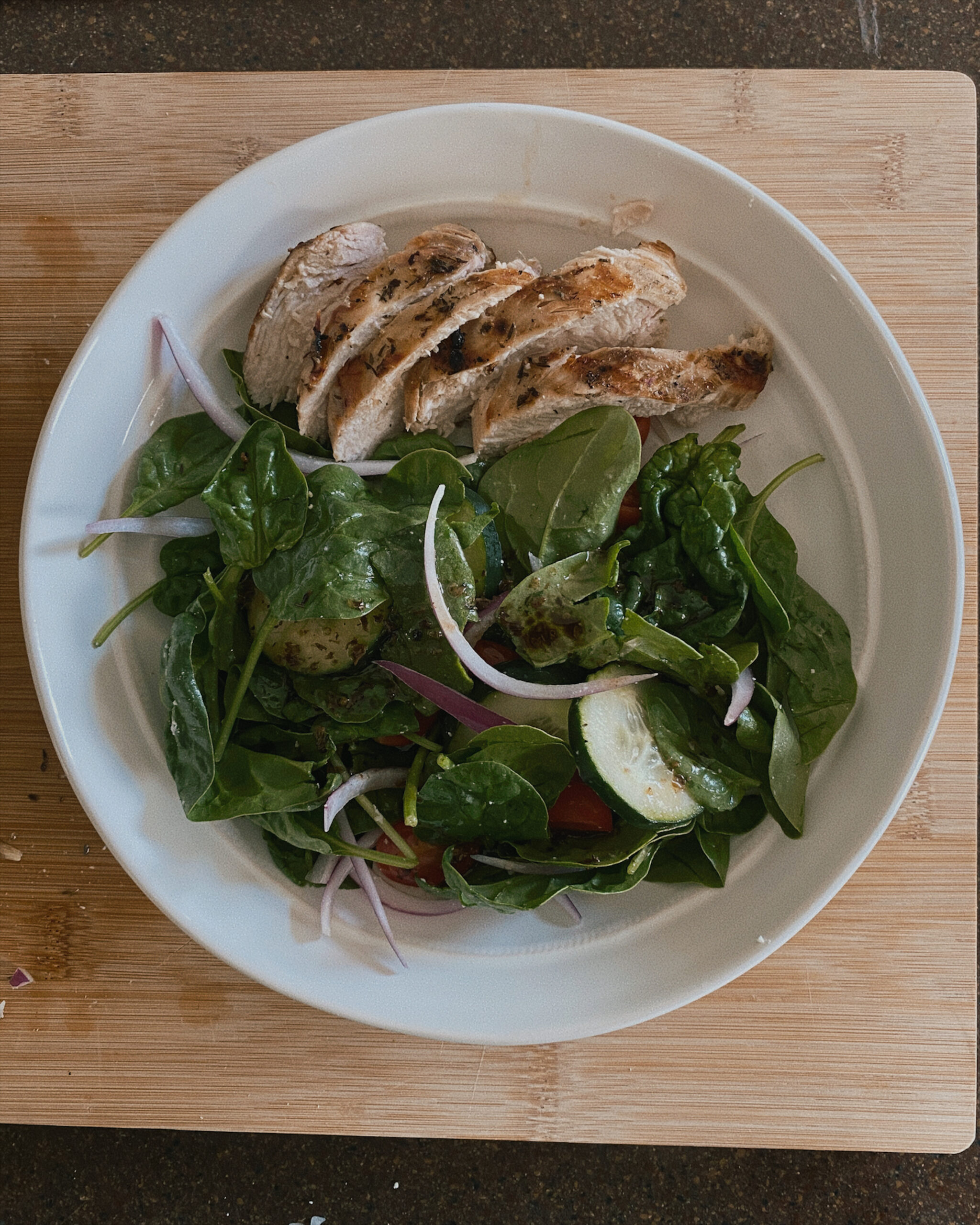 Grilled Lemon-Herb Chicken with Cauliflower Rice Salad