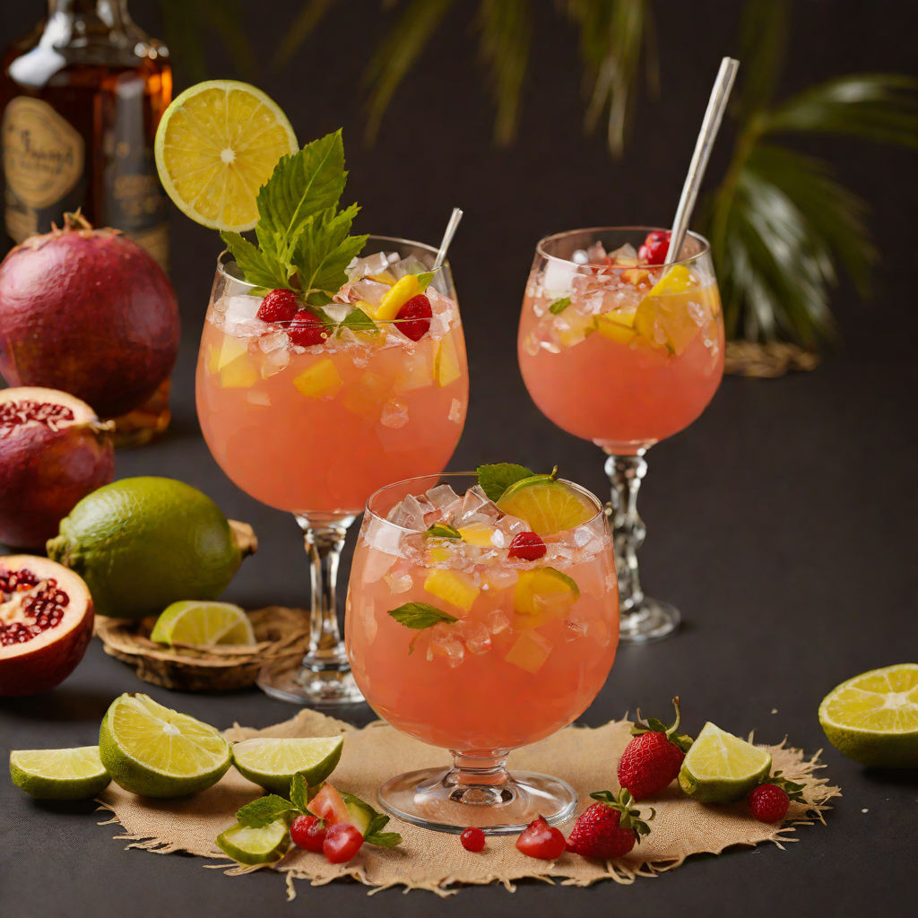 Browser Game-Inspired Tropical Rum Punch