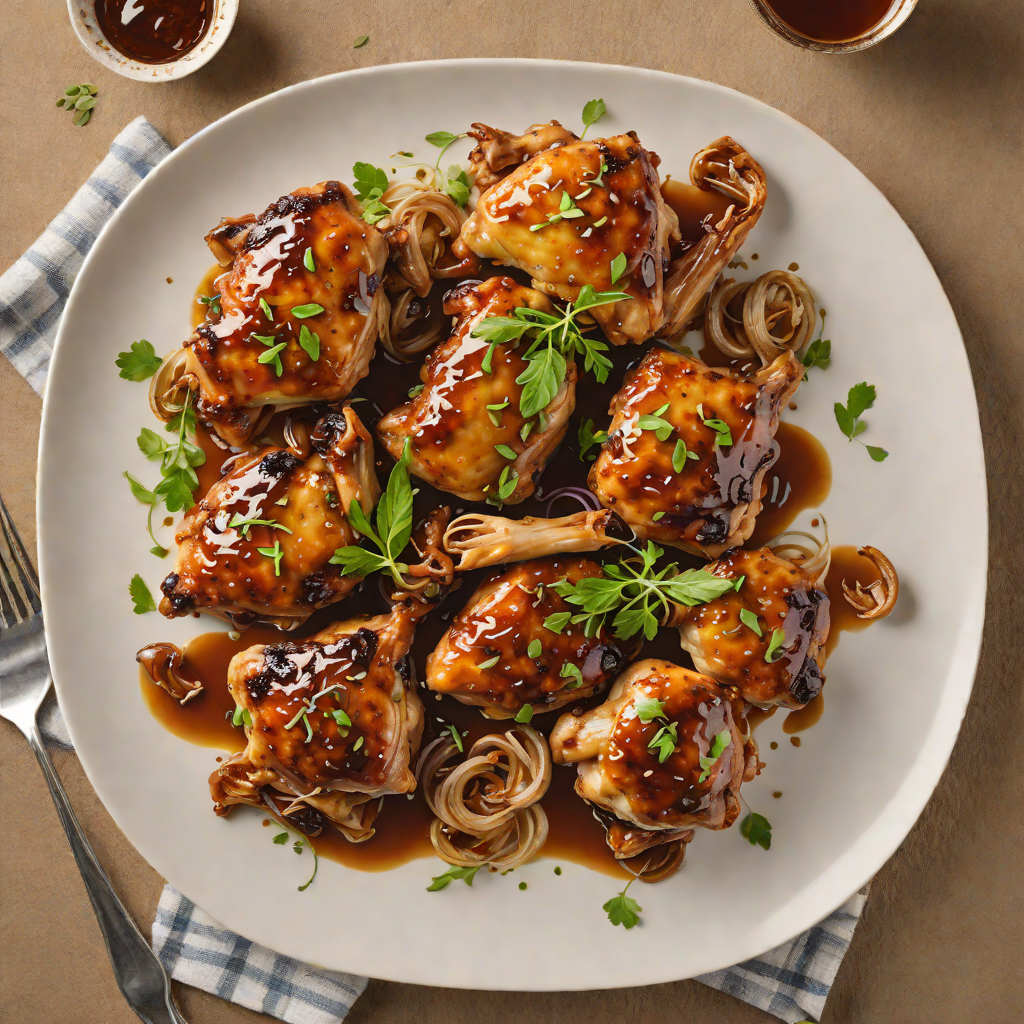 Stovetop Honey-Garlic Chicken Thighs with Caramelized Shallots