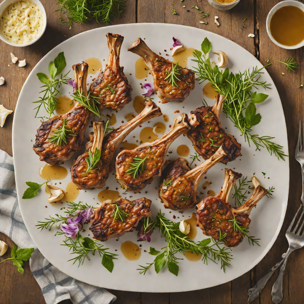 Herb-Roasted Lamb Chops with Garlic and Thyme