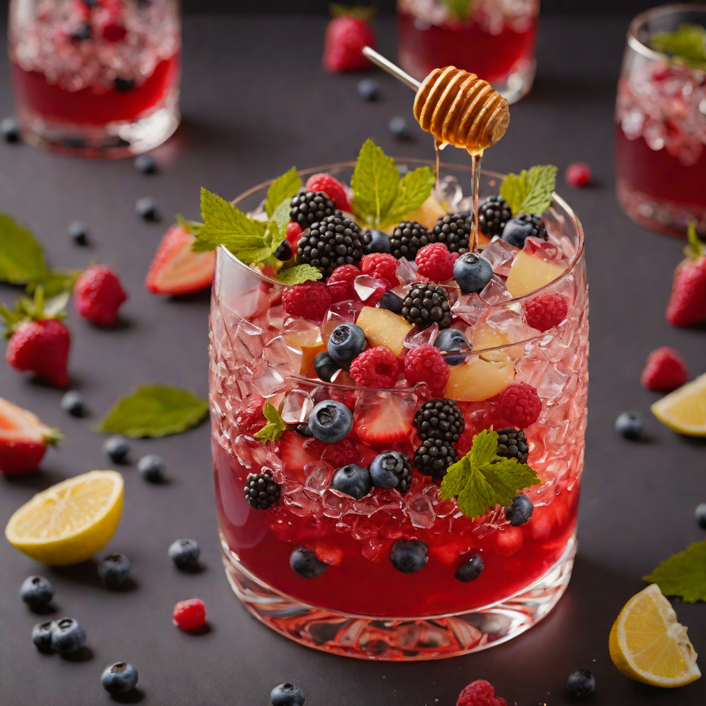 Muddled Berry Honey Smash